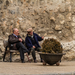 Old men in Spain